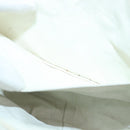 CHANEL Mademoiselle Chain Shoulder Bag Caviar Skin White Gold CC Auth bs17332-19