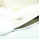 CHANEL Mademoiselle Chain Shoulder Bag Caviar Skin White Gold CC Auth bs17332-21