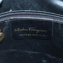Salvatore Ferragamo Shoulder Bag Suede Red Gold Auth bs17335-12