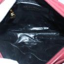 Salvatore Ferragamo Shoulder Bag Suede Red Gold Auth bs17335-11