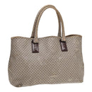 BOTTEGAVENETA Tote Bag Coated Canvas Gray Auth bs17363-1
