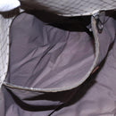 BOTTEGAVENETA Tote Bag Coated Canvas Gray Auth bs17363-11