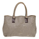 BOTTEGAVENETA Tote Bag Coated Canvas Gray Auth bs17363-13