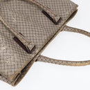 BOTTEGAVENETA Tote Bag Coated Canvas Gray Auth bs17363-6