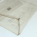 HERMES Vinyl Kelly Hand Bag Vinyl Clear Auth bs17368-17