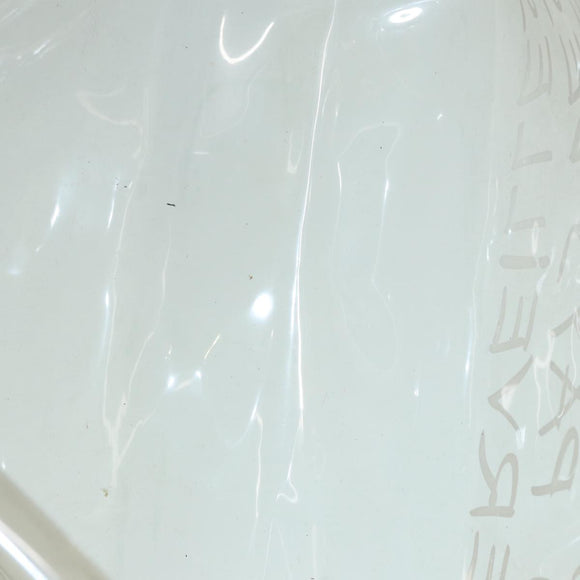 HERMES Vinyl Kelly Hand Bag Vinyl Clear Auth bs17368