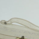 HERMES Vinyl Kelly Hand Bag Vinyl Clear Auth bs17368-14