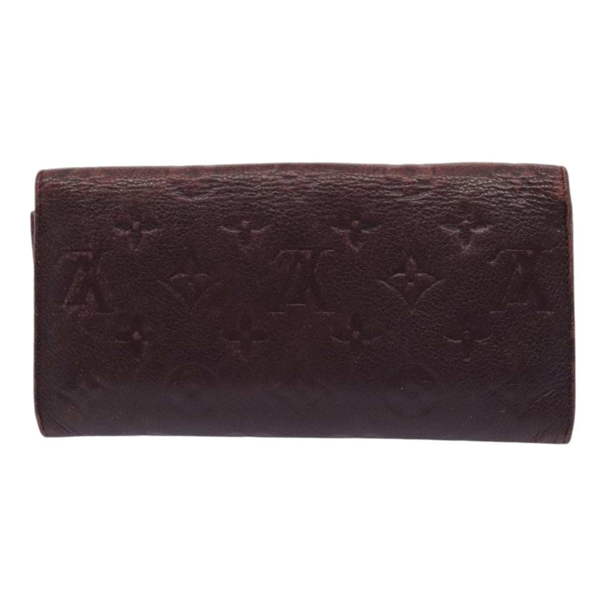 LOUIS VUITTON Empreinte Portefeuille Curieuse Wallet Purple M60300 Auth bs17377 - 0