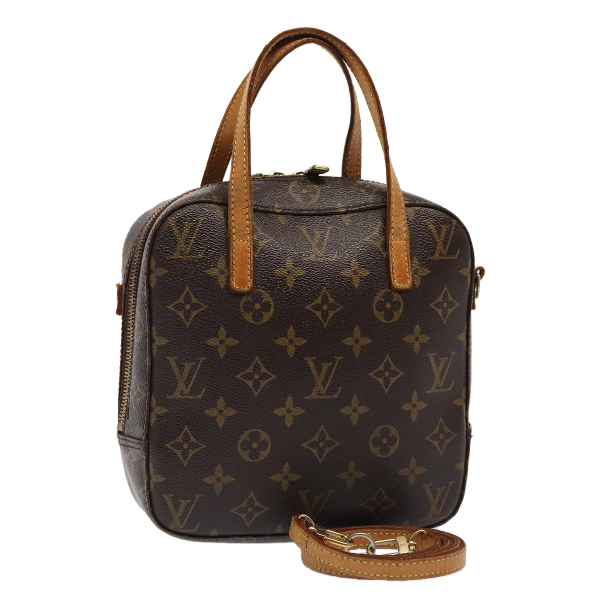 LOUIS VUITTON Monogram Spontini Hand Bag 2way M47500 LV Auth bs17384