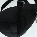 GUCCI Backpack Nylon Black Silver 122348 Auth bs17393-20