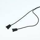 GUCCI Backpack Nylon Black Silver 122348 Auth bs17393-22