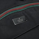 GUCCI Backpack Nylon Black Silver 122348 Auth bs17393-24