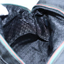 GUCCI Backpack Nylon Black Silver 122348 Auth bs17393-27