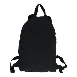 GUCCI Backpack Nylon Black Silver 122348 Auth bs17393 - 0