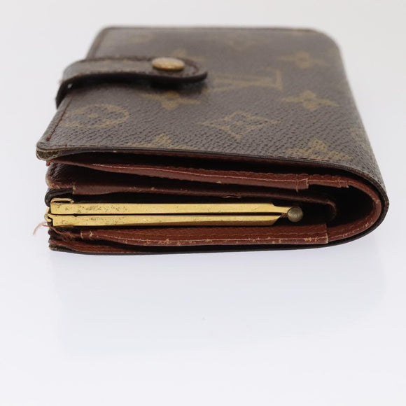 LOUIS VUITTON Monogram Portefeuille Viennois Bifold Wallet M61674 Auth bs17396