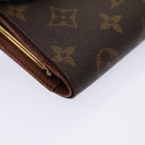 LOUIS VUITTON Monogram Portefeuille Viennois Bifold Wallet M61674 Auth bs17396