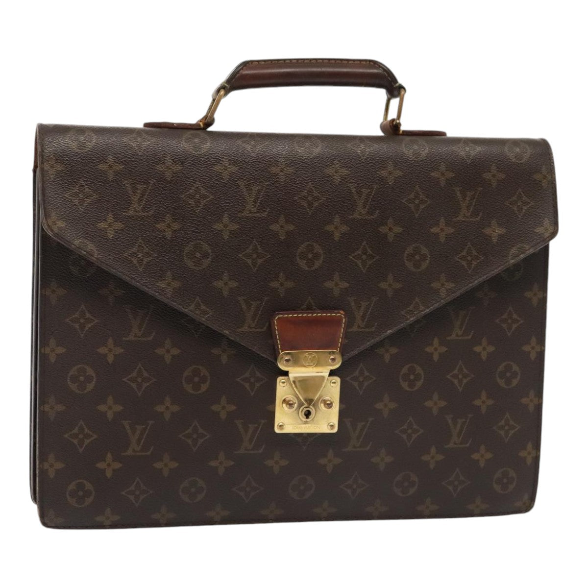 LOUIS VUITTON Monogram Serviette Conseiller Briefcase M53331 LV Auth bs17414