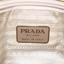 PRADA Hand Bag Enamel Yellow Silver Auth bs17418-15