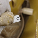 PRADA Hand Bag Enamel Yellow Silver Auth bs17418-22