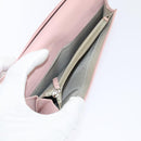 CHANEL Wallet Caviar Skin Pink Silver CC Auth bs17427-20