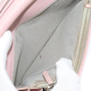 CHANEL Wallet Caviar Skin Pink Silver CC Auth bs17427-9