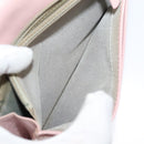 CHANEL Wallet Caviar Skin Pink Silver CC Auth bs17427-21