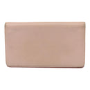 CHANEL Wallet Caviar Skin Pink Silver CC Auth bs17427-2