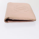 CHANEL Wallet Caviar Skin Pink Silver CC Auth bs17427-4