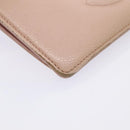 CHANEL Wallet Caviar Skin Pink Silver CC Auth bs17427-15