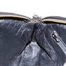 CHANEL Matelasse Chain Shoulder Bag Suede Black Gold CC Auth bs17434-19