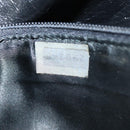 CHANEL Matelasse Chain Shoulder Bag Suede Black Gold CC Auth bs17434-12