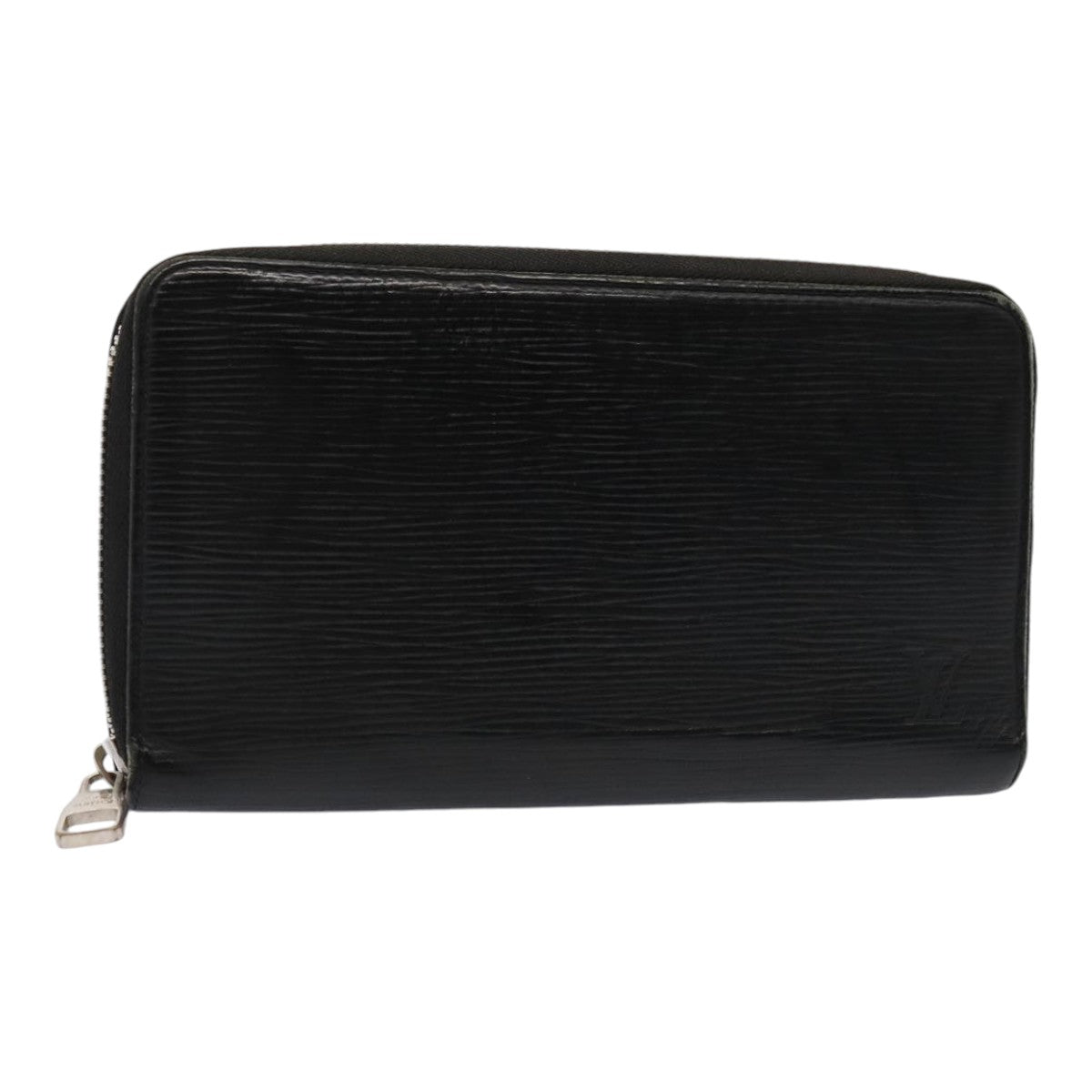 LOUIS VUITTON Epi Zippy Organizer Long Wallet Black M63852 LV Auth bs17450