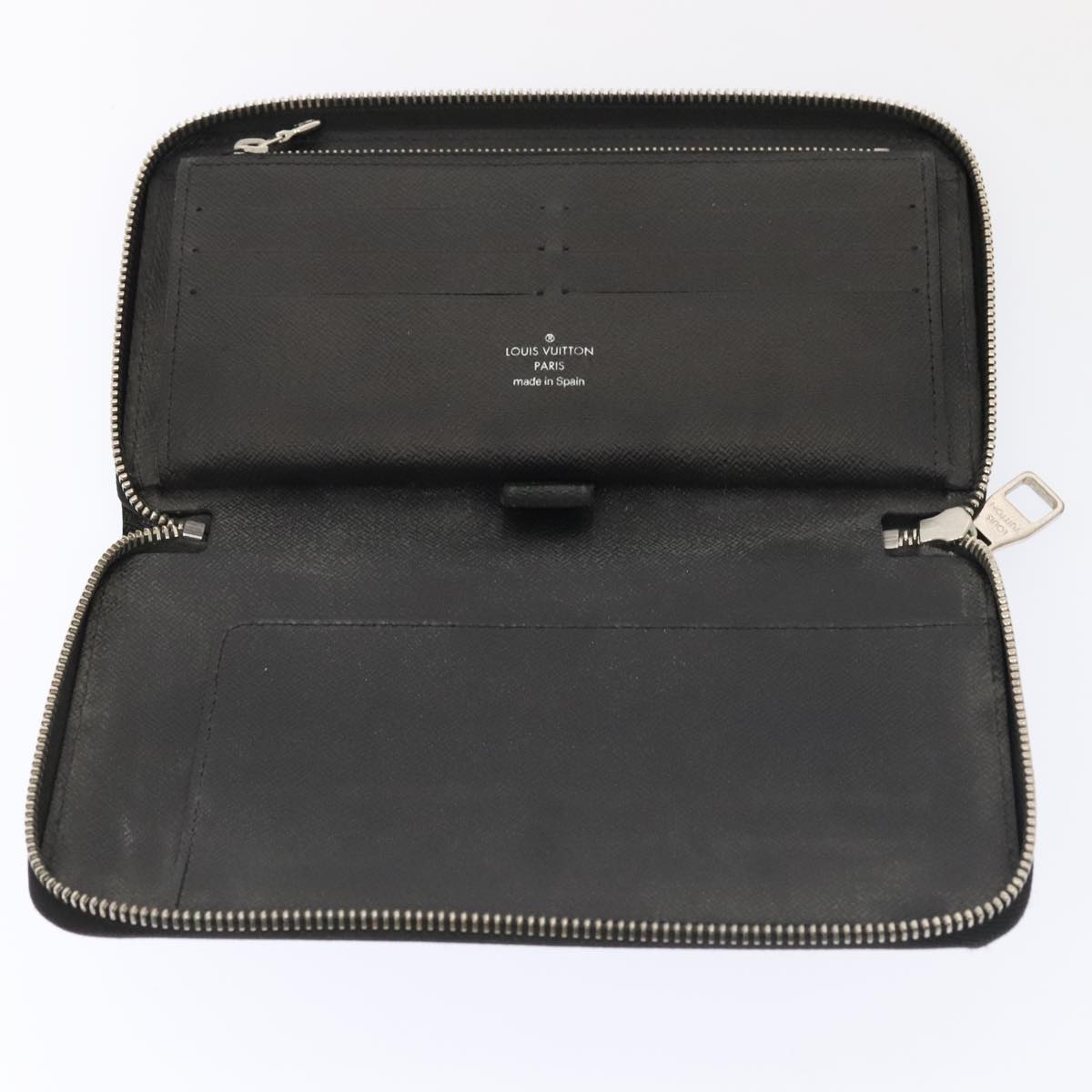 LOUIS VUITTON Epi Zippy Organizer Long Wallet Black M63852 LV Auth bs17450