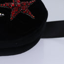 GUCCI Waist bag Velor Black Gold 476434 Auth bs17475M-14