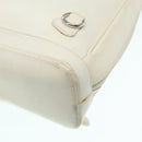 GUCCI Bamboo Shoulder Bag Nylon White Silver 003 2058 0059 5 Auth bs17479-15