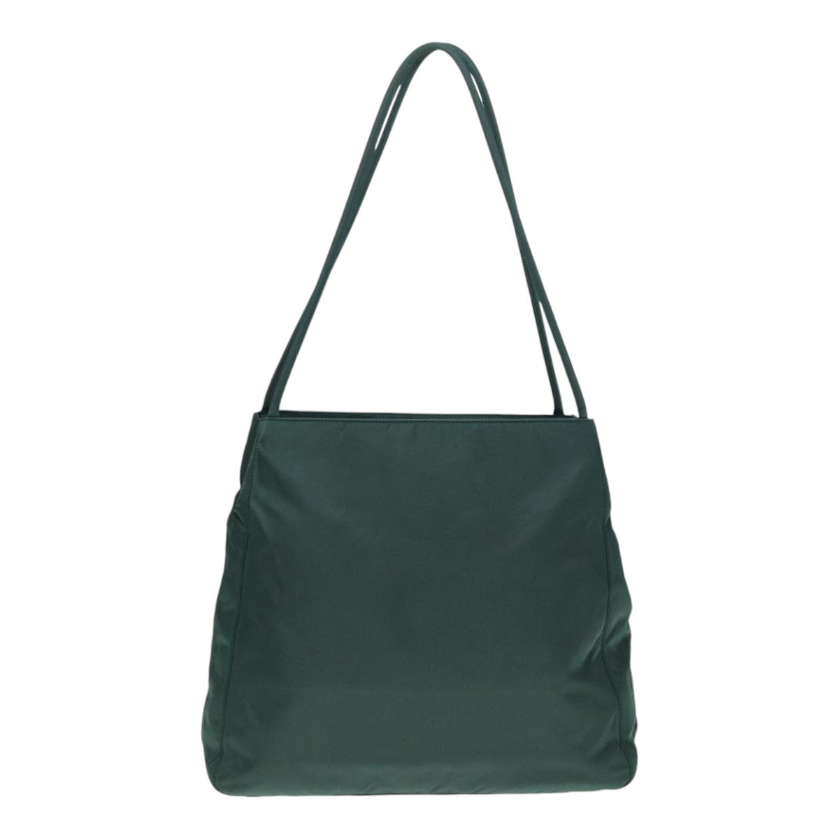 PRADA Hand Bag Nylon Green Silver Auth bs17499 - 0