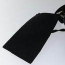 FENDI Boston Bag Nylon 2way Black Silver 2305 26420 098 Auth bs17513-18