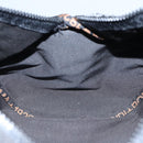 FENDI Boston Bag Nylon 2way Black Silver 2305 26420 098 Auth bs17513-23