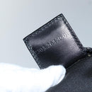 FENDI Boston Bag Nylon 2way Black Silver 2305 26420 098 Auth bs17513-12