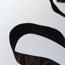 FENDI Boston Bag Nylon 2way Black Silver 2305 26420 098 Auth bs17513-9