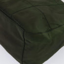 PRADA Shoulder Bag Nylon Green Black Auth bs17519-14