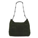 PRADA Shoulder Bag Nylon Green Black Auth bs17519-13