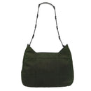 PRADA Shoulder Bag Nylon Green Black Auth bs17519-2