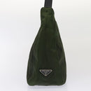 PRADA Shoulder Bag Nylon Green Black Auth bs17519-4