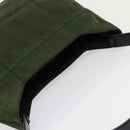 PRADA Shoulder Bag Nylon Green Black Auth bs17519-6