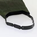 PRADA Shoulder Bag Nylon Green Black Auth bs17519-7