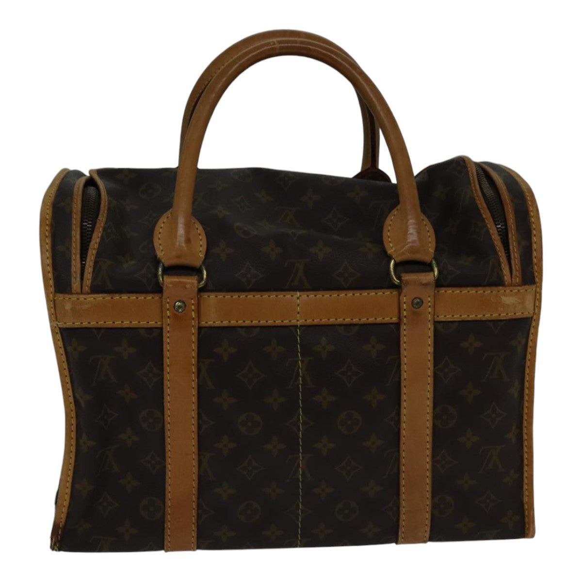 LOUIS VUITTON Monogram Sac Chasseur 40 Pet Carry M41924 LV Auth bs17541