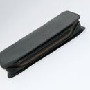 LOUIS VUITTON Taiga Baikal Clutch Bag Epicea M30184 LV Auth bs17542-5