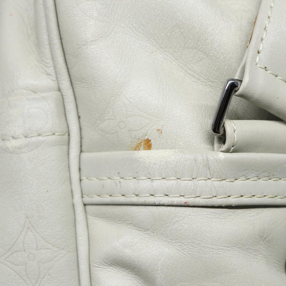 LOUIS VUITTON Monogram Difference Clarkson Bag White M92358 LV Auth bs17544