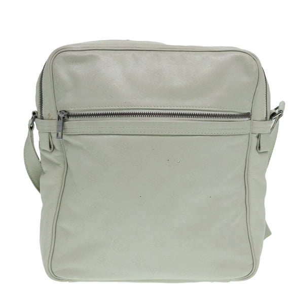 LOUIS VUITTON Monogram Difference Clarkson Bag White M92358 LV Auth bs17544